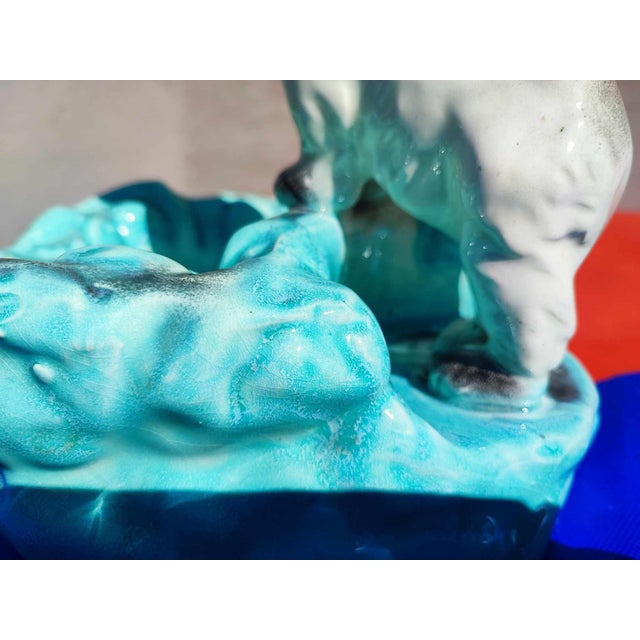 Platter with Polar Bear by Urbach Ditmar, 1930s For Sale - Image 6 of 9