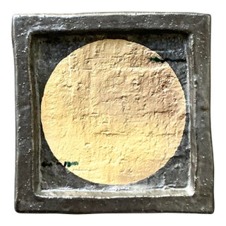 Vintage Boho Original Studio Pottery Ring Dish For Sale