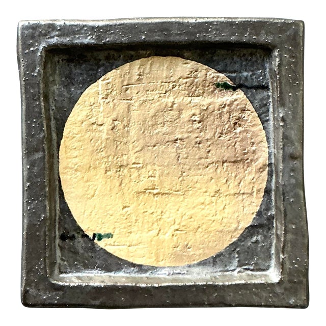 Vintage Boho Original Studio Pottery Ring Dish For Sale