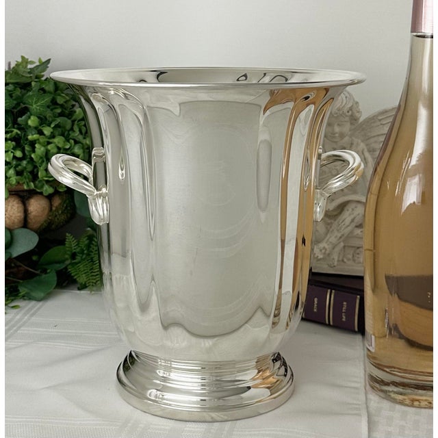 English Vintage Gorham Heritage Newport Champagne Bucket / Ice Bucket For Sale - Image 3 of 10
