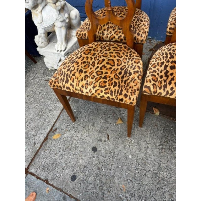 Wood Mid 19th Century Superb Set of Four Austrian Biedermeier Dining Chairs For Sale - Image 7 of 8