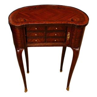 Louis XV Style Marquetry Lady's Commode, 1920s For Sale
