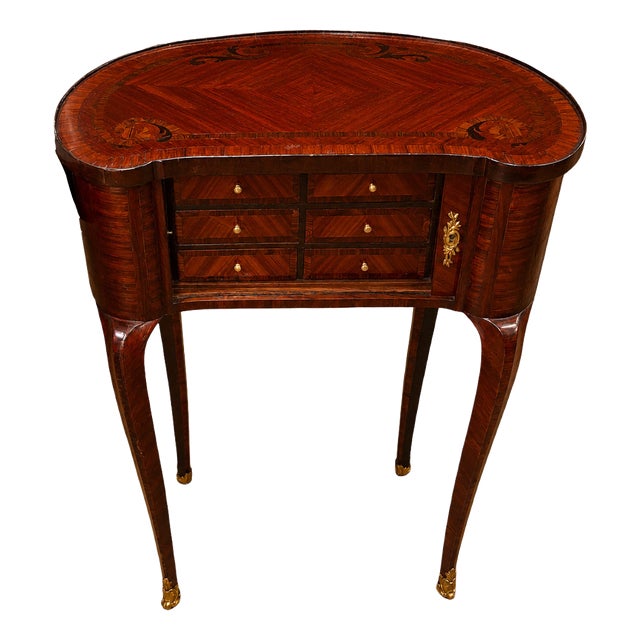 Louis XV Style Marquetry Lady's Commode, 1920s For Sale