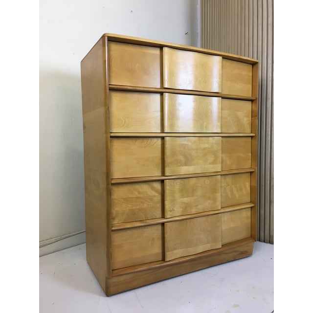 Mid 20th Century Heywood Wakefield Sculptura 5 Drawer Dresser Chairish