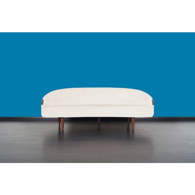 Mid-Century Modern Mid-Century Modern "Cloud" Walnut Sofa by Adrian Pearsall For Sale - Image 3 of 10