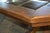 Wood Vintage 1970's Mid Century Wood & Brown Glazed Tiled Top Octagonal Coffee Table Germany For Sale - Image 7 of 15