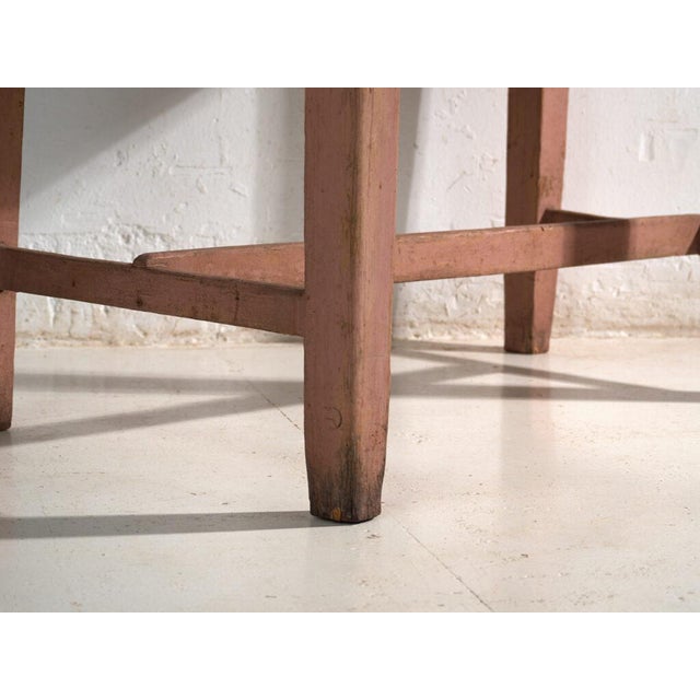 Kitchen Table in Pine Wood, Central Europe, 1900 For Sale - Image 4 of 12