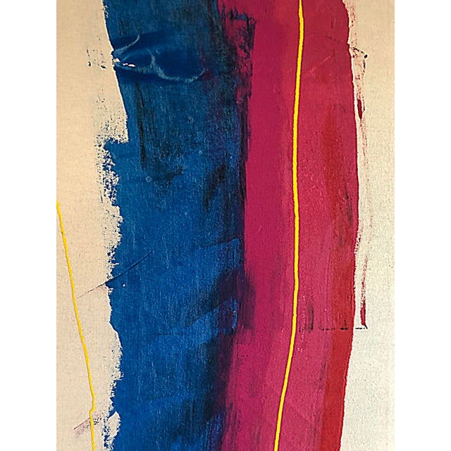 Large Original Marcel Rozek Abstract Oil Painting on Linen Canvas