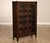 Mission Antique Mission Oak Arts And Crafts Two Door Bookcase For Sale - Image 3 of 18