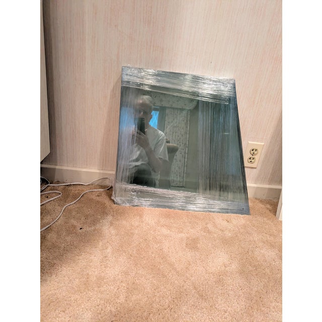 Glass 1990s Mirrored Wall Unit For Sale - Image 7 of 7