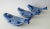 Chinoiserie Vintage C.1998 Asian (Seymour Mann) Blue & White Blanc De Chin Koi Fish Lidded Serving Dishes - 3 Sets For Sale - Image 3 of 13