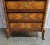 19th Century Louis XVI Style Marquetry Secretary With Marble Top For Sale - Image 9 of 12