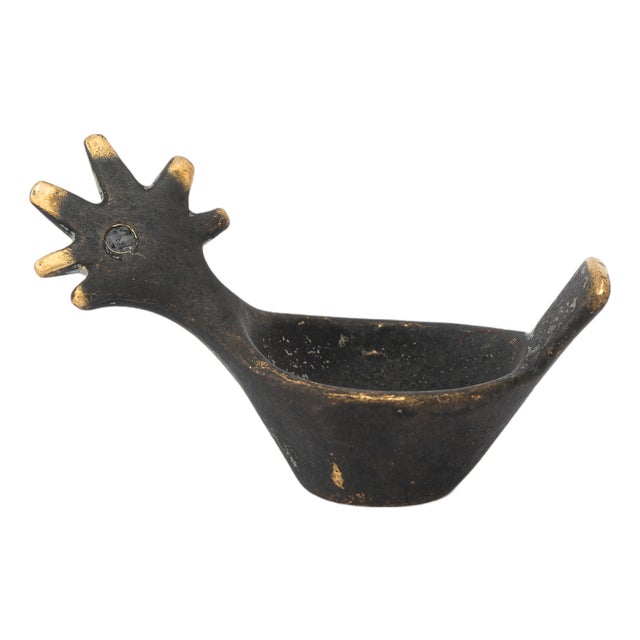 Rooster Candleholder by Walter Bosse for Herta Baller, 1950s For Sale