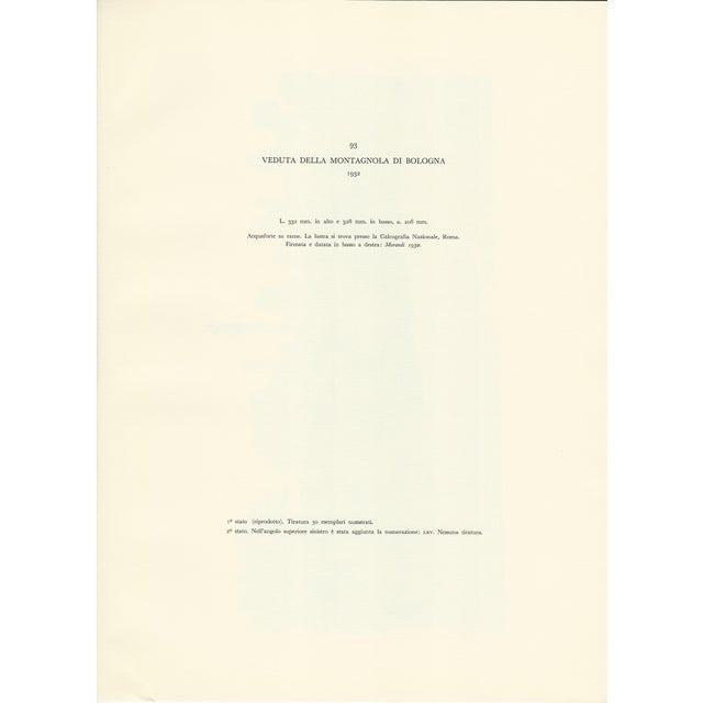 1950s Giorgio Morandi, View of the Montagnola in Bologna, 1932-1957, Lithograph For Sale - Image 5 of 7