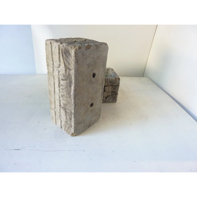 Modern Vintage Concrete Planters - a Pair For Sale - Image 3 of 5
