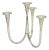 Vintage Wilhelm Wagenfeld for WMF Silver Plated Modern Candelabra Candle Holder For Sale
