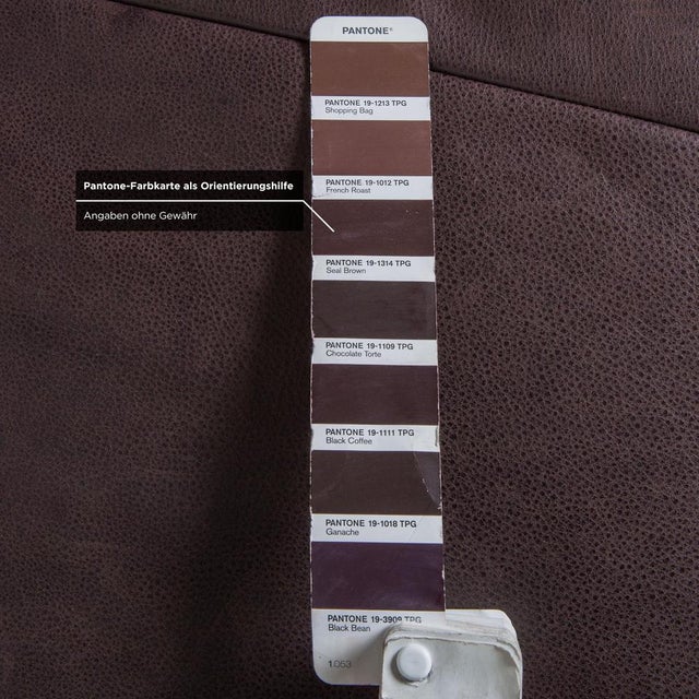 Free Motion Edit 3 Leather Two-Seater Sofa with Ottoman from Koinor, Set of 2 For Sale - Image 13 of 18