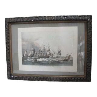 The Falcon Lord Yarborough Yacht William John Higgins Framed Etching For Sale