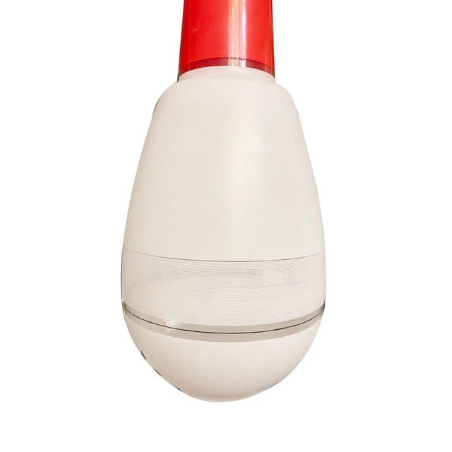 1960s Italian Enameled Solid Glass Pendant, Circa 1960's For Sale - Image 5 of 9