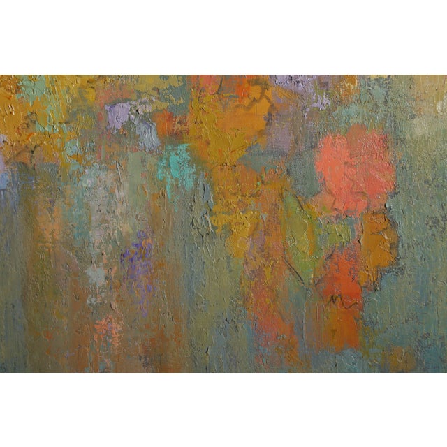 Multicolor Flowers VI Miriam Bromberg Date: 1970s Oil on Canvas Size: 30 x 24 in. (76.2 x 60.96 cm)