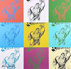 After Andy Warhol, 9x Superman, 1980s, Print