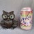 Mid-Century Rustic Owl With Twins Figurine For Sale - Image 9 of 10