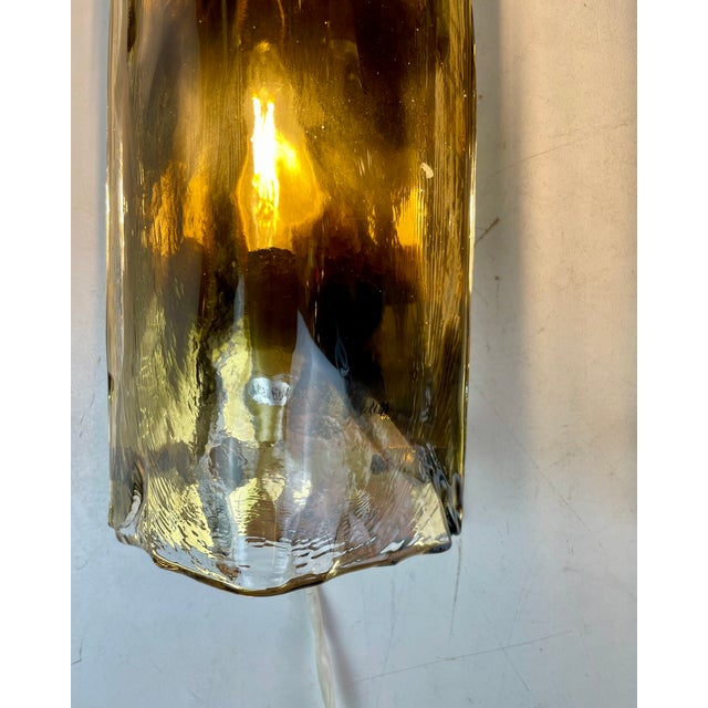 Murano and Brass Wall Lamps by J.T. Kalmar, Austria, 1960s, Set of 2 For Sale - Image 12 of 17