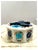 Art Deco Ooak, Natural Gems, Goddess Isis, Marble Box For Sale - Image 3 of 9