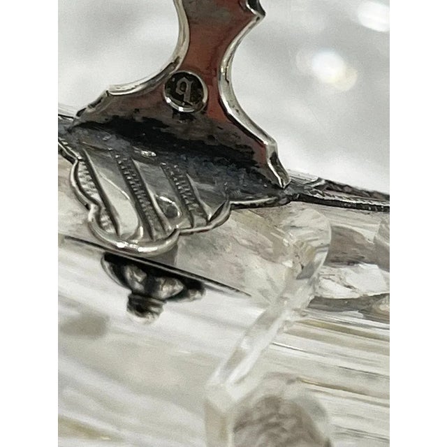 Late 19th Century Dutch Bowl in Crystal with Silver Swing Handle, 1875 For Sale - Image 5 of 9