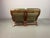 Wood Vintage Scandinavian Two-Seater Ry-Wing Lounge Sofa in Olivegreen Leather by Elsa and Nordahl Solheim for Rybo Rykken & Co, 1960s For Sale - Image 7 of 18