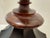 Vintage Inlaid Turned Wood Table Lamp Base Geometric Marquetry For Sale In Atlanta - Image 6 of 9
