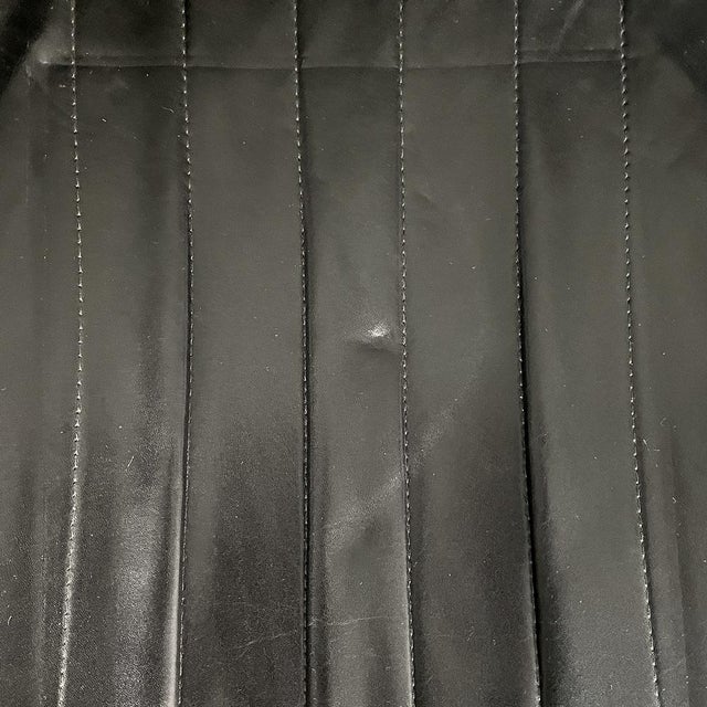 Italian Modern Leather and Metal Armchair by Osvaldo Borsani for Tecno, 1970s For Sale - Image 17 of 18