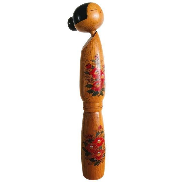 Vintage Japanese Sosaku Kokeshi Figurine by Sato Suigai, 1960s For Sale - Image 15 of 15