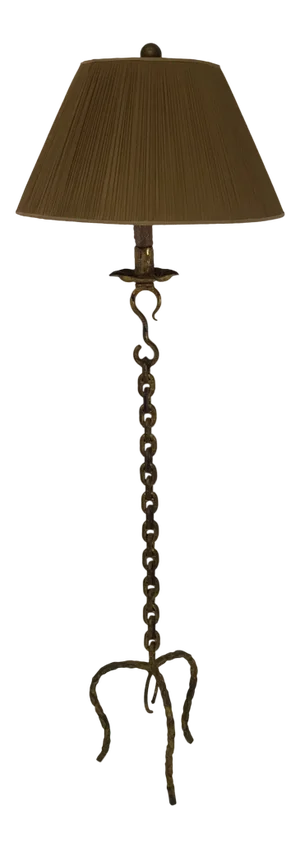 Gold Chain Metal Floor Lamp