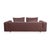 Corduroy Fabric Moss Three-Seater Sofa in Pink Mauve from COR For Sale - Image 6 of 8