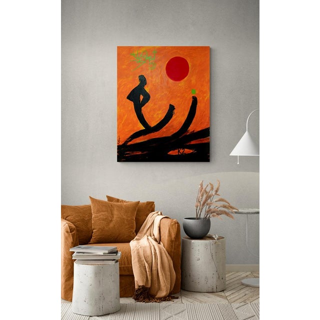 Black Antonio Minopoli, K2, Acrylic on Canvas, 2009 For Sale - Image 8 of 10