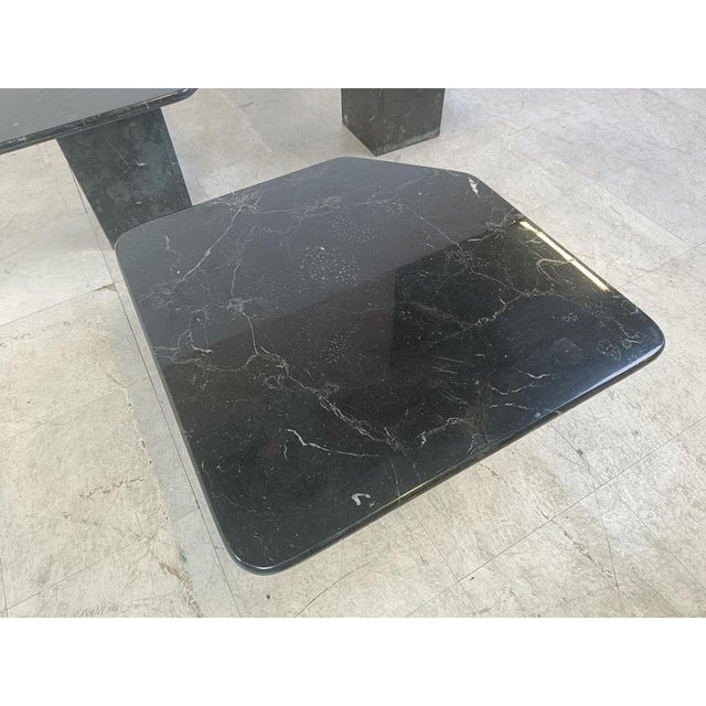Vintage Marble Nesting Tables, 1970s, Set of 3 For Sale - Image 9 of 12