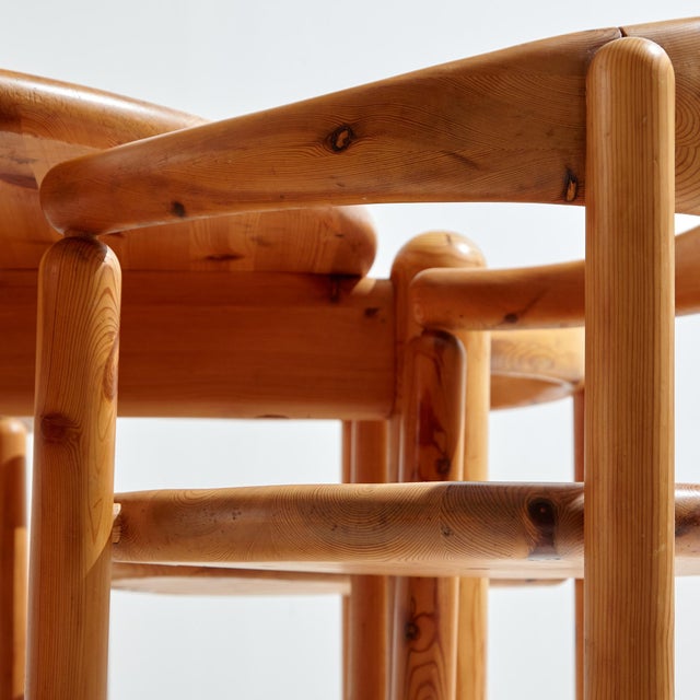 Pinewood Dining Set by Rainer Daumiller for Hanex, 1980s, Set of 7 For Sale - Image 10 of 18