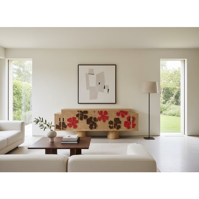 Mid-Century Modern Chiodino Sideboard by Giorgia Bevilacqua and Marika Lamarina for Fabbro Arredi For Sale - Image 3 of 8
