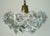 Metal Mid-Century Modern Pendant Light with 27 Hexagonal Glass Panels, 1960s For Sale - Image 7 of 13