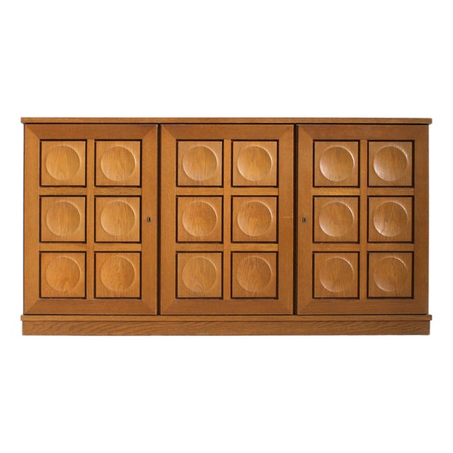 Vintage Brutalist Sideboard by Gerhard Bartels, 1970s For Sale