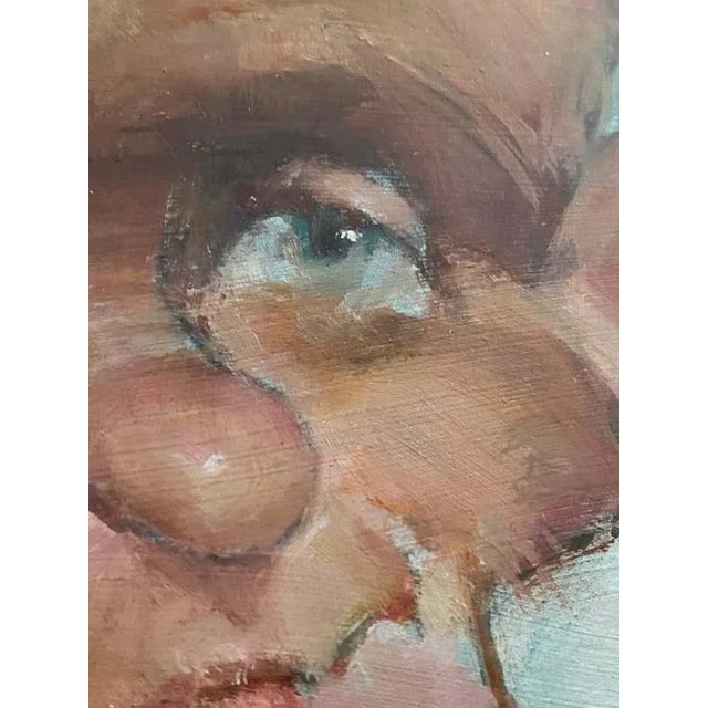 Mid-Century Modern Caricatural Portrait - Gouache on Paper by Max Turner For Sale - Image 3 of 5