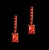 Metal Rubellite Tourmaline Ruby Earrings 14k Gold 1.25 TCW Certified For Sale - Image 7 of 18