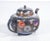 Cloisonné Teapot and Sugar Bowl with Floral Decor, Set of 2 For Sale - Image 6 of 18