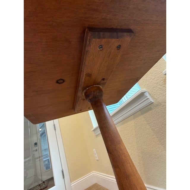 Vintage Shaker Candle Stand Table For Sale - Image 10 of 11