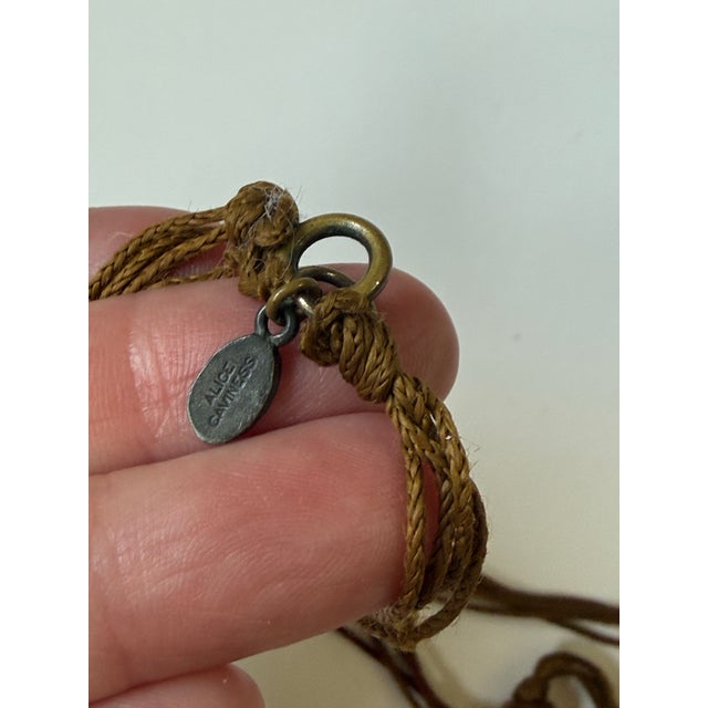 Vintage Alice Caviness Carved Celluloid Chinoiserie Tassel Necklace 1960s For Sale In Seattle - Image 6 of 8