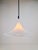 White Space Age Witch Hat Pendant Lamp, by Harco Loor, 1980 Elegant acrylic mid century 'witch hat' space age pendant...