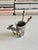 Vintage German 95% Pewter Moose Match and Toothpick Holder For Sale - Image 12 of 12