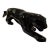 Royal Haeger Crouching Black Panther Ceramic Figurine For Sale