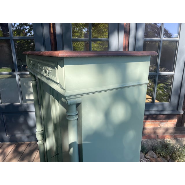 Antique Vertical Credenza in Fir, 1890s For Sale - Image 11 of 18